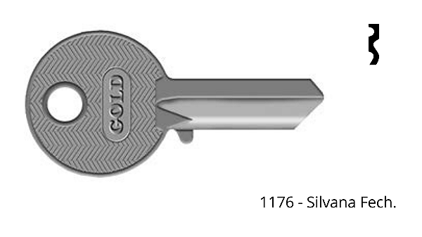 Chave Yale 1176 Silvana ( Unidade )