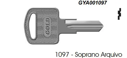 Chave Yale 1097 Soprano ( Unidade )