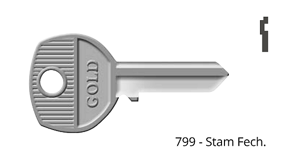 Chave yale 799 Stam ( Unidade )