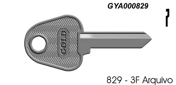 Chave Yale 829 3F ( Unidade )