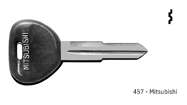 Chave Auto 457 Mitsubishi ( Unidade )