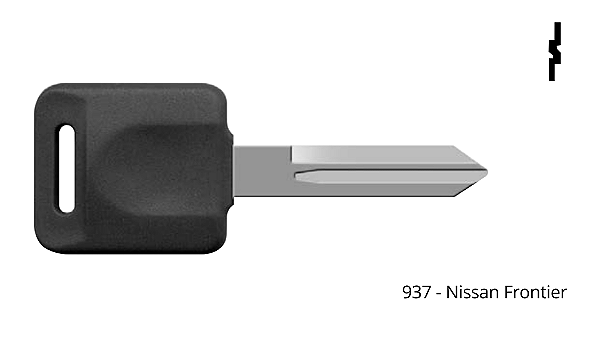 Chave Auto 937 Nissan ( Unidade )