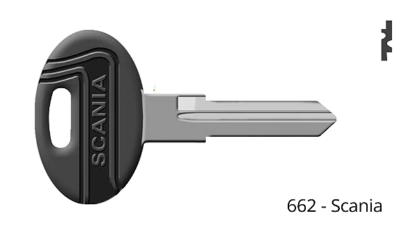 Chave Auto 662 Scania ( Unidade )