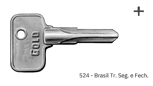 Chave Tetra 524 Brasil ( Unidade )