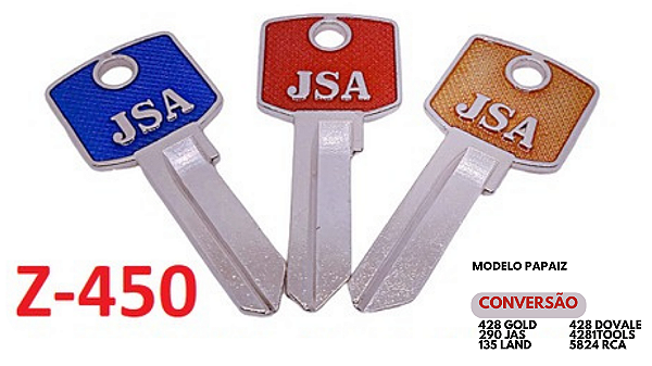 Chave Yale Z-450 Papaiz ( Gold 428 ) Unidade