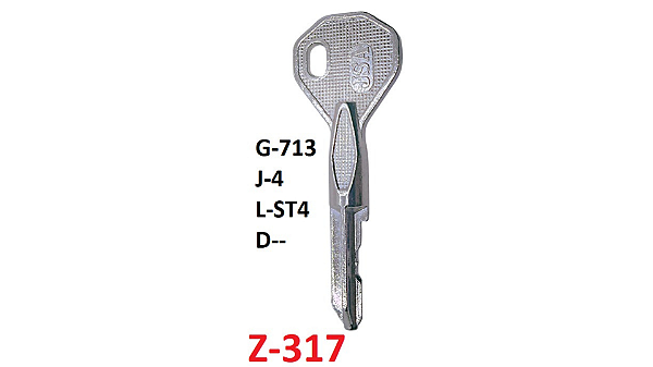 Chave Tetra Z-317 Stam ( Gold 713 ) Unitario