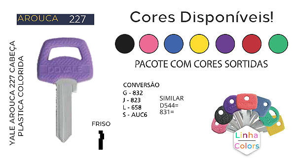 Chave Yale D227 Arouca ( Gold 832 ) Unidade