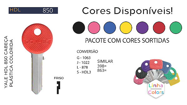 Chave Yale D850 HDL ( Gold 1063 ) Unidade