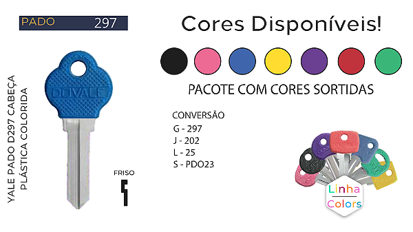 Chave Yale D297 Pado ( Gold 297 ) Unidade