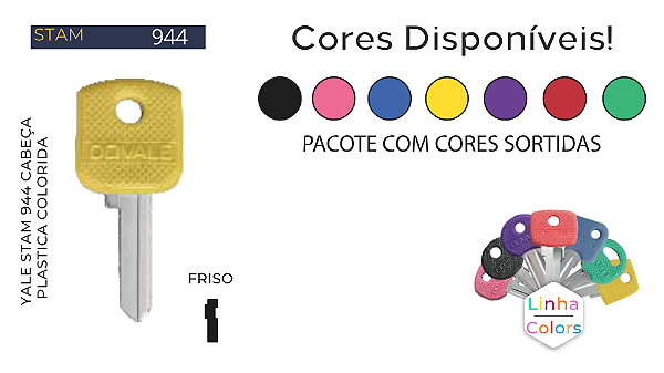 Chave Yale D944 Stam ( Gold 999 ) Unidade