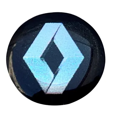 Logo Resinado Renault Redondo 14Mm
