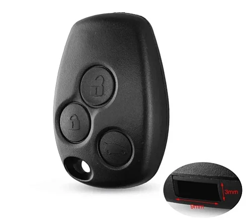 Capa Chave Renault Sandero Clio Symbol Logan Duster 3 BT