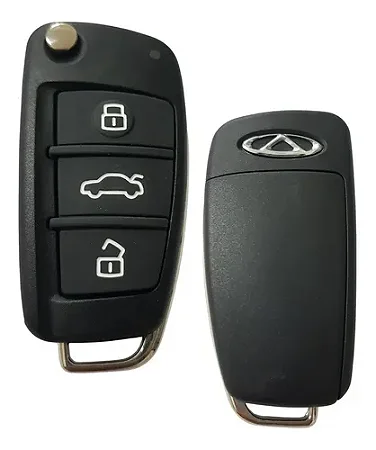 Carcaça Original Chave Canivete Chery Tiggo2 - Com Lâmina