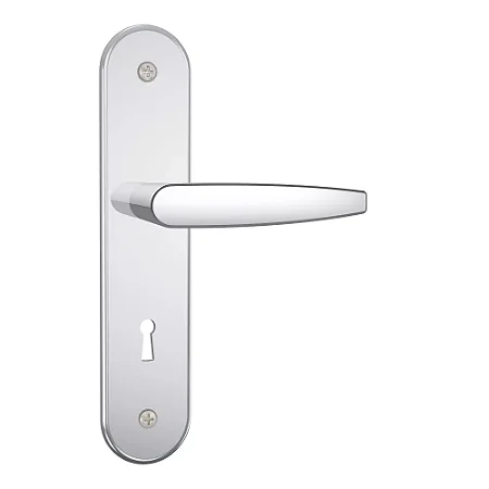Fechadura Interna Stam 814/33 Inox Cromado Cor Cinza