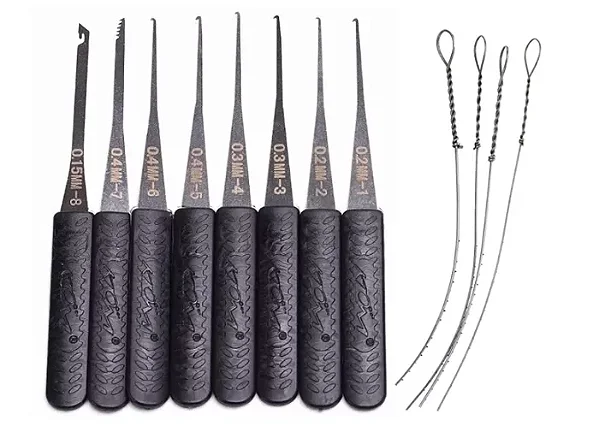 Kit com extrator com 12 peças