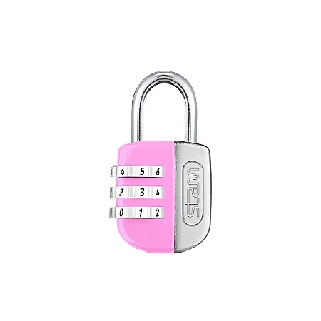 Cadeado Stam Segredo 25MM Life Colors Rosa