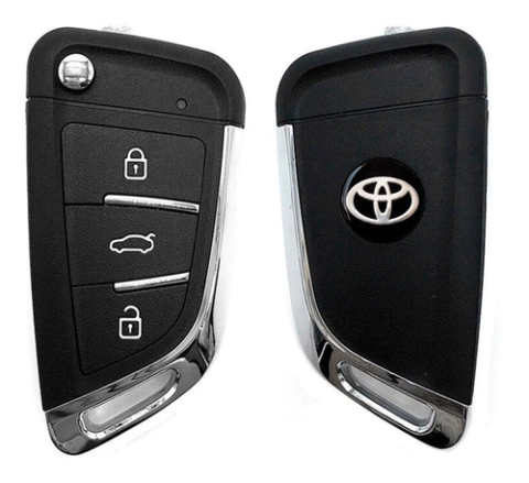 Chave Canivete Toyota Corolla C/ Controle 2003 Á 2008