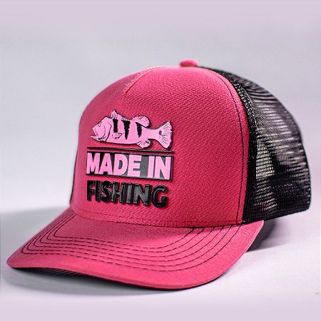 Boné Classic Pink Edition Made in Fishing ® - Original - Rosa