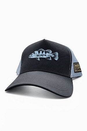 Boné MF Edition Tucunaré ® - Original - Preto/Azul Bebê