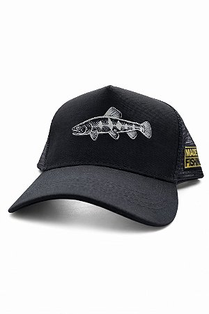 Boné MF Edition Traíra ® - Original - Preto/Azul Escuro