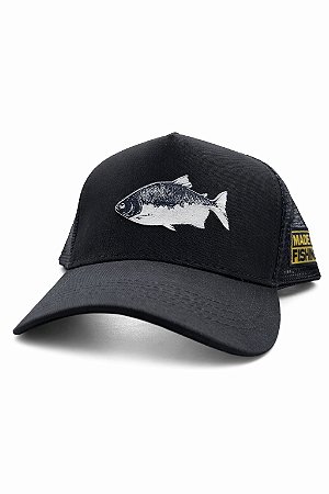 Boné MF Edition Tambaqui ® - Original - Preto/Azul Escuro