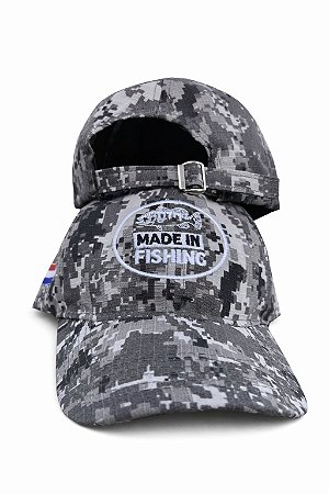 Boné Dad Hat Made in Fishing Edição PY ® - Original - Camuflado Digital