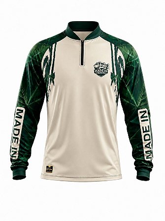 Camisa De Pesca Made In Fishing UV50+ (Floresta)