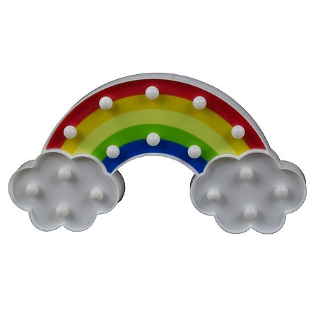 Luminária Led Arco-íris Decoração
