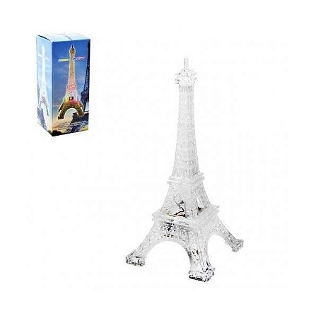 Luminária De Mesa Torre Eiffel Paris Decoração 3d Led