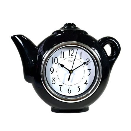 Relógio Parede Bule Preto