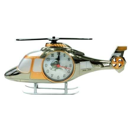 Relógio de Mesa Despertador Helicóptero