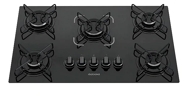 Cooktop Itatiaia Essencial 5 Bocas Preto