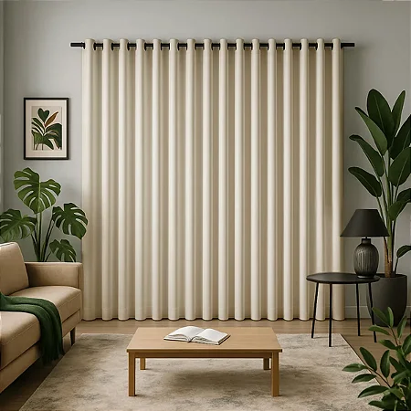 Cortina Tecido Oxford Grosso 3 Metros X 2,50 Largura Premium