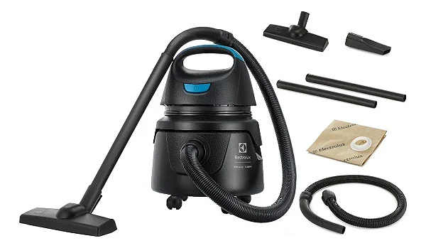Aspirador de Pó e Água Electrolux Compacto Potente Função Sopro 1400W 12L total 5L útil protetor térmico AWD01