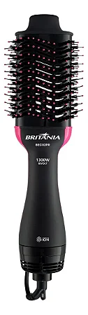 Britânia Escova Secadora Bec02pr 4 Em 1 1300w Cor Preto e Rosa