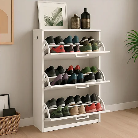 Armário Sapateira Móveis Bonatto - Branco