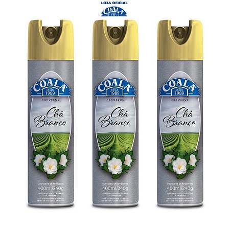 Kit Coala 3 Aerossol - Chá Branco