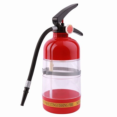 Garrafa Dispenser De Bebida Em Formato De Extintor