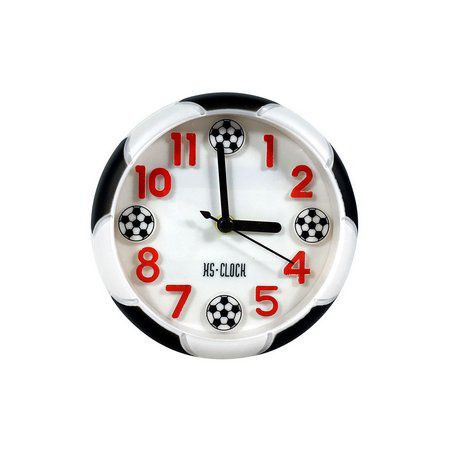 Relógio Despertador De Mesa Decoração Bola de Futebol