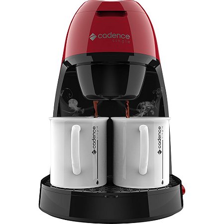 Cafeteira Elétrica 2 Xícaras Cadence Single Colors Vermelha 127V