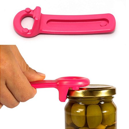 Abridor de Tampas - Abre Fácil - Rosa