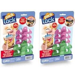 Kit Com 10 Unidades Prendedores/Fecha Embalagens Pack Lock
