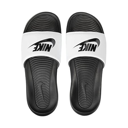 Chinelo Slide Nike Victori Preto/Branco - Bamboo Shop Original Style