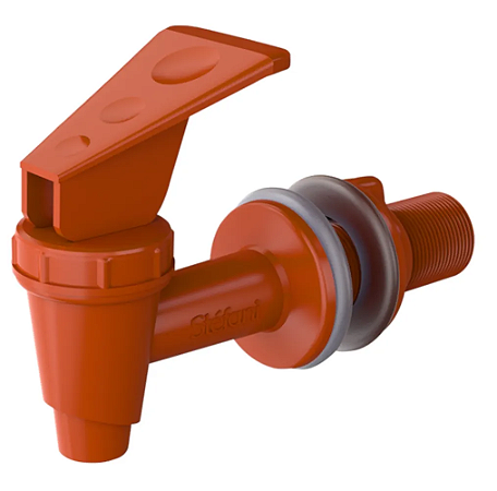 Torneira clic marrom stefnai para filtro de barr