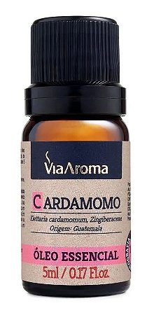 Óleo Essencial Cardamomo 100% Puro 5ml - Via Aroma