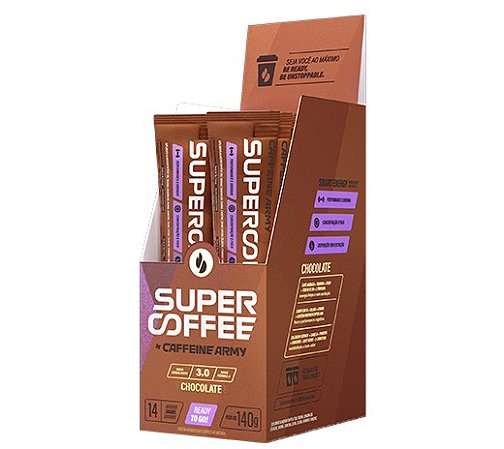Supercoffee TO GO Chocolate - Sachê 10g Unidade