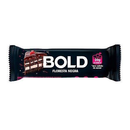 Bold Bar 20g de Proteína - Floresta Negra - Unidade 60g