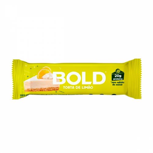 Bold Bar 20g de Proteína - Torta de Limão - Unidade 60g