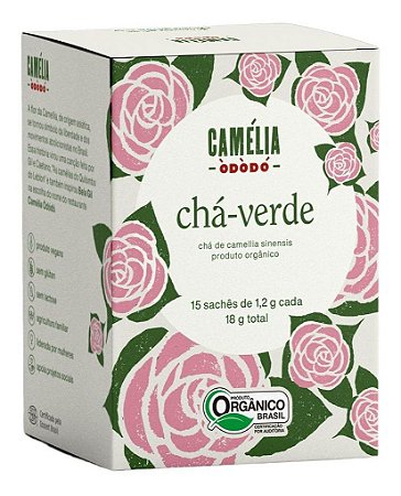 Chá Verde Orgânico, Camélia Òdódó - Iamani - 15 sachês