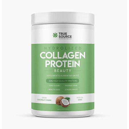 Collagen Protein Hydrolized, Coconut Cream - True Source - 450g